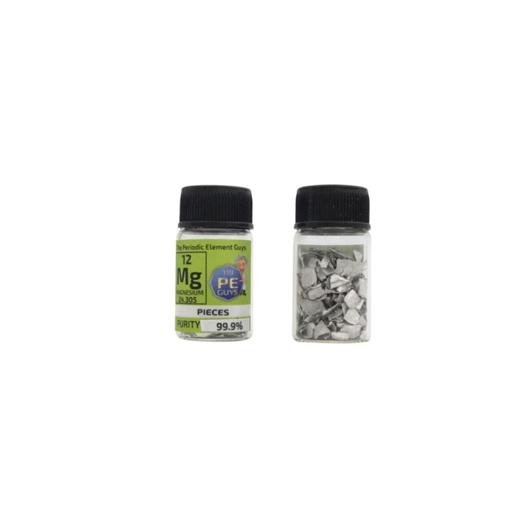SCAGLIE LUCIDI DI MAGNESIO METALLICO PURO AL 99,9%.